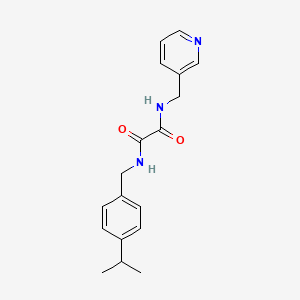 molecular formula C18H21N3O2 B4620589 N-[(4-propan-2-ylphenyl)methyl]-N'-(pyridin-3-ylmethyl)oxamide 