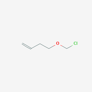 molecular formula C5H9ClO B046218 4-(Chloromethoxy)but-1-ene CAS No. 117983-52-5
