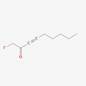 molecular formula C9H13FO B046222 1-Fluoronon-3-YN-2-one CAS No. 111423-30-4