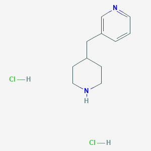 molecular formula C11H18Cl2N2 B046225 3-哌啶-4-基甲基吡啶二盐酸盐 CAS No. 1172053-95-0
