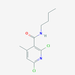 molecular formula C11H14Cl2N2O B4622776 N-butyl-2,6-dichloro-4-methylpyridine-3-carboxamide 