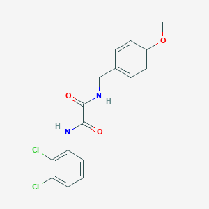 molecular formula C16H14Cl2N2O3 B462286 N-(2,3-dichlorophenyl)-N'-(4-methoxybenzyl)ethanediamide CAS No. 433243-87-9