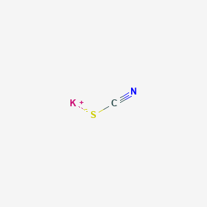 molecular formula KSCN<br>KCNS<br>CKNS B046234 Potassium thiocyanate CAS No. 333-20-0