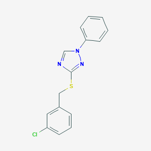 3-chlorobenzyl1-phenyl-1H-1,2,4-triazol-3-ylsulfide