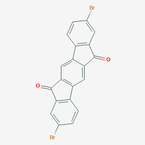 molecular formula C20H8Br2O2 B046244 2,8-Dibromoindeno[1,2-b]fluorene-6,12-dione CAS No. 853234-57-8