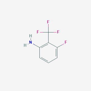 molecular formula C7H5F4N B046246 3-氟-2-(三氟甲基)苯胺 CAS No. 123973-22-8