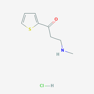 B046247 3-(Methylamino)-1-(thiophen-2-yl)propan-1-one hydrochloride CAS No. 645411-16-1