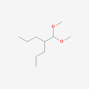 molecular formula C10H22O2 B046248 4-(dimethoxymethyl)heptane CAS No. 124345-16-0