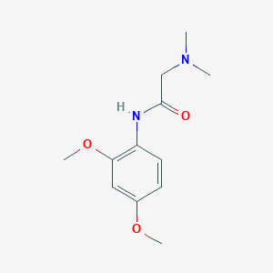 molecular formula C12H18N2O3 B4624910 N-(2,4-dimethoxyphenyl)-N~2~,N~2~-dimethylglycinamide 