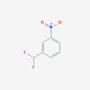 B046256 1-(Difluoromethyl)-3-nitrobenzene CAS No. 403-25-8