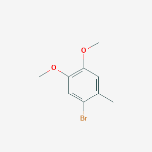 molecular formula C9H11BrO2 B046257 1-Bromo-4,5-dimethoxy-2-methylbenzene CAS No. 52806-46-9