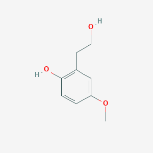 molecular formula C9H12O3 B046258 2-(2-羟乙基)-4-甲氧基苯酚 CAS No. 2503-23-3