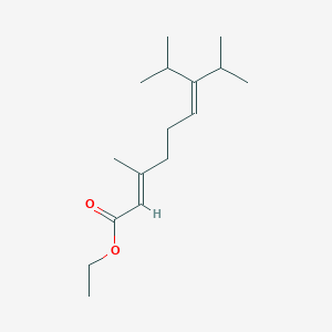 molecular formula C16H28O2 B4625934 ethyl (2E)-3,8-dimethyl-7-propan-2-ylnona-2,6-dienoate 