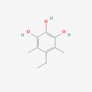 molecular formula C10H14O3 B046261 1,2,3-Trihydroxy-4,6-dimethyl-5-ethylbenzene CAS No. 2151-18-0