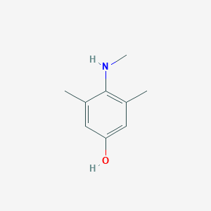 molecular formula C9H13NO B046265 3,5-Dimethyl-4-(methylamino)phenol CAS No. 6392-45-6