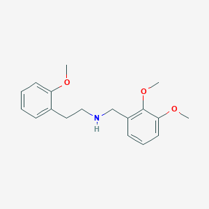 molecular formula C18H23NO3 B4626868 N-(2,3-DIMETHOXYBENZYL)-N-(2-METHOXYPHENETHYL)AMINE 