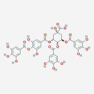 B046269 5-O-Digalloyl-3,4-di-O-galloylquinic acid CAS No. 123134-20-3