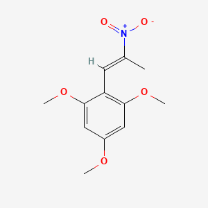 molecular formula C12H15NO5 B4627415 1-(2,4,6-Trimethoxyphenyl)-2-nitropropene CAS No. 78904-45-7