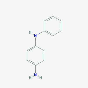 molecular formula C12H12N2<br>C6H5NHC6H4NH2<br>C12H12N2 B046282 N-苯基-p-苯二胺 CAS No. 101-54-2