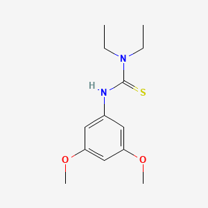 molecular formula C13H20N2O2S B4628867 N'-(3,5-dimethoxyphenyl)-N,N-diethylthiourea 