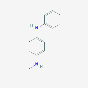 molecular formula C14H16N2 B046289 p-(Ethylamino)diphenylamine CAS No. 52336-96-6