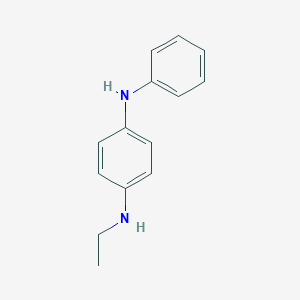 molecular formula C14H16N2 B046289 1-N-ethyl-4-N-phenylbenzene-1,4-diamine CAS No. 52336-96-6