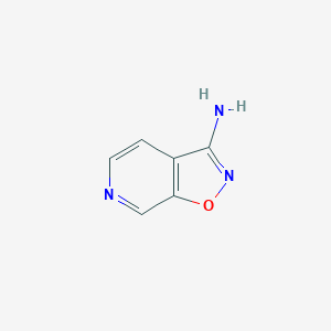 molecular formula C6H5N3O B046305 Isoxazolo[5,4-c]pyridin-3-amine CAS No. 114080-94-3