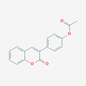 molecular formula C17H12O4 B463107 4-(2-Oxo-2H-chromen-3-yl)phenyl acetate CAS No. 2005-94-9