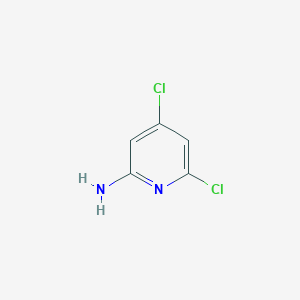 molecular formula C5H4Cl2N2 B046313 2-Amino-4,6-dichloropyridine CAS No. 116632-24-7