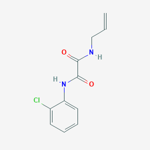 molecular formula C11H11ClN2O2 B4631758 N'-(2-chlorophenyl)-N-prop-2-enyloxamide 