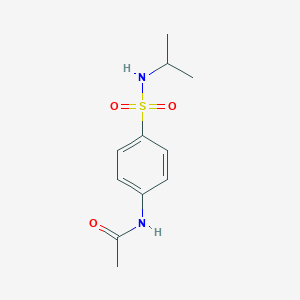 molecular formula C11H16N2O3S B463192 N-{4-[(isopropylamino)sulfonyl]phenyl}acetamide CAS No. 91430-85-2