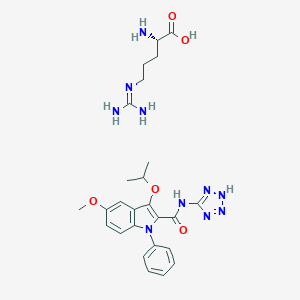molecular formula C26H34N10O5 B046330 CI 949 CAS No. 121530-58-3