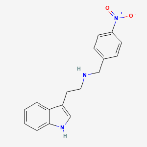 molecular formula C17H17N3O2 B4633348 2-(1H-indol-3-yl)-N-(4-nitrobenzyl)ethanamine CAS No. 355815-83-7