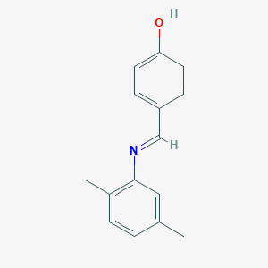 4-{[(2,5-Dimethylphenyl)imino]methyl}phenol