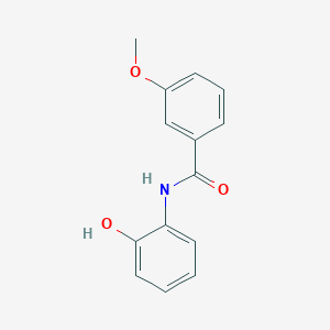 molecular formula C14H13NO3 B4633419 N-(2-hydroxyphenyl)-3-methoxybenzamide 