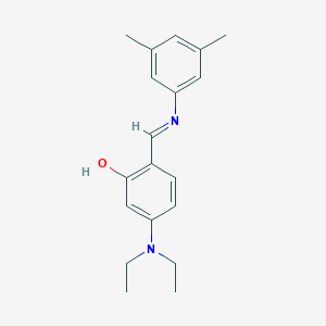 5-(Diethylamino)-2-{[(3,5-dimethylphenyl)imino]methyl}phenol