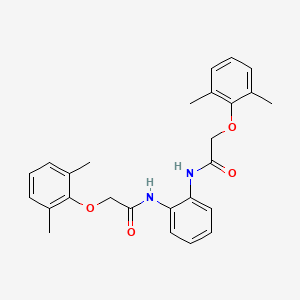 molecular formula C26H28N2O4 B4633956 N,N'-1,2-phenylenebis[2-(2,6-dimethylphenoxy)acetamide] 