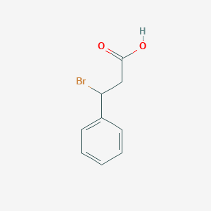 molecular formula C9H9BrO2 B046340 3-Bromo-3-phenylpropanoic acid CAS No. 15463-91-9
