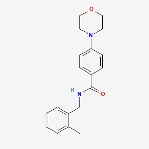 molecular formula C19H22N2O2 B4634003 N-(2-methylbenzyl)-4-(4-morpholinyl)benzamide 