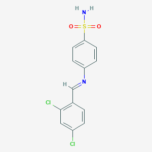 4-[(2,4-Dichlorobenzylidene)amino]benzenesulfonamide