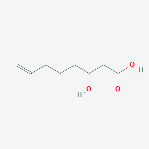 molecular formula C8H14O3 B046341 3-Hydroxy-7-octenoic acid CAS No. 120676-01-9