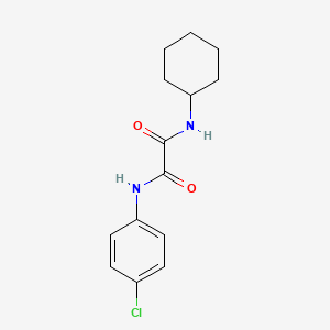 molecular formula C14H17ClN2O2 B4634131 N-(4-chlorophenyl)-N'-cyclohexylethanediamide 