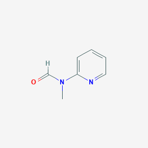 molecular formula C7H8N2O B046350 N-甲基-N-(2-吡啶基)甲酰胺 CAS No. 67242-59-5