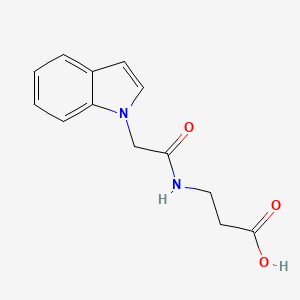 molecular formula C13H14N2O3 B4635125 N-(1H-indol-1-ylacetyl)-beta-alanine 