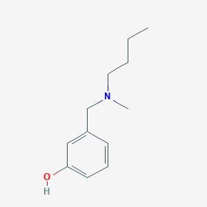 molecular formula C12H19NO B4635200 3-[[butyl(methyl)amino]methyl]phenol 