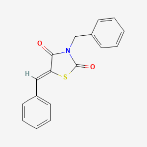 molecular formula C17H13NO2S B4635267 3-benzyl-5-benzylidene-1,3-thiazolidine-2,4-dione CAS No. 80030-91-7