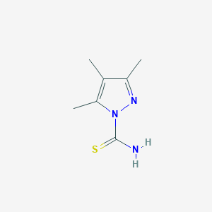 molecular formula C7H11N3S B046383 3,4,5-三甲基吡唑-1-硫代酰胺 CAS No. 117134-80-2