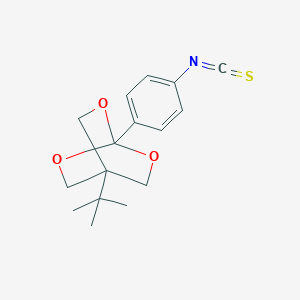 molecular formula C16H19NO3S B046384 p-Ncs-tbob CAS No. 119963-45-0