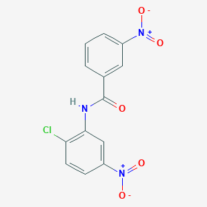 molecular formula C13H8ClN3O5 B4638451 N-(2-chloro-5-nitrophenyl)-3-nitrobenzamide 