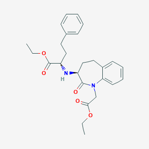 molecular formula C26H32N2O5 B046385 Benazepril ethyl ester CAS No. 103129-58-4
